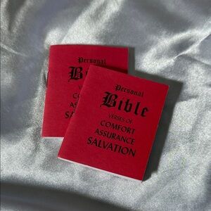 PERSONAL BIBLE Verses of Comfort Assurance & Salvation, Set of 2